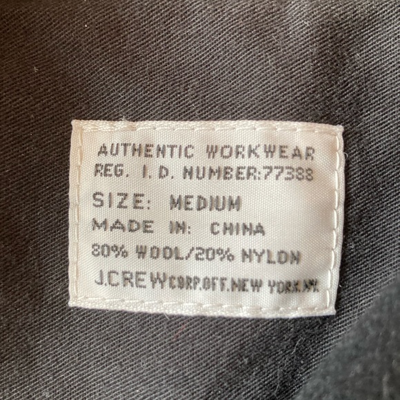 JCrew Workman shirt 100% wool - Picture 2 of 2